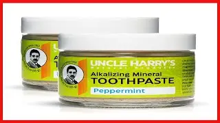 Great product -  Uncle Harry's Peppermint Remineralizing Toothpaste | Natural Whitening Toothpaste F
