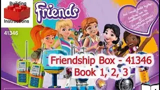 Friendship Box - 41346 (Book 1, 2, 3) | LEGO Friends | LEGO Video-Instructions