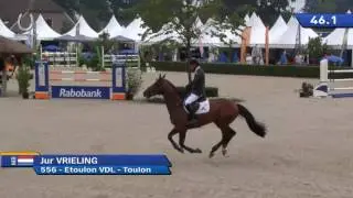 Etoulon VDL and Jur Vrieling winner Youngster Tour CSI de Wolden 2016