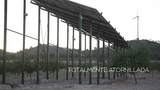 Estructura elevada en porche