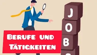 الوظائف Jobs and activities #learnGerman