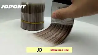 FIVE COLOR SOLID TAPERED FILAMENT MIXTURE NYLON BRISTLE BRUSH FILAMENT FOR PAINT BRUSH