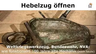 Hebelzug &ouml;ffnen, fetten, reparieren