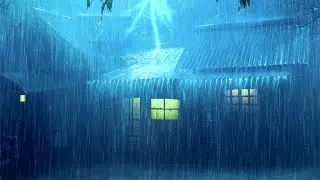 Heavy Rain & Thunder Sounds for Insomnia Relief — Fall Asleep Fast with Tin Roof Ambience