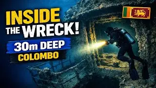 Exploring a Sunken Shipwreck (The Colombo cargo wreck and Medhufaru)