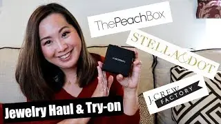 Коллективный сбор ювелирных изделий | ThePeachBox, Stella & Dot & J.Crew Factory | Ноябрь 2018 г.