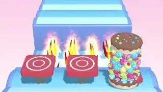 Burger Stack Runner 3D Gameplay Level 21-30 MAX ENERGY !!