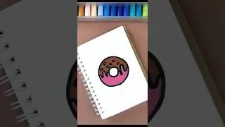 🍩🍩 How to draw Donut | 💖🥰 Donut Easy Drawing and Sketch Ideas #donut  #drawing #sketching