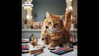 #makeup karne wali Billi@misscreator-f7d