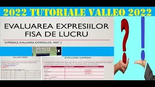 Informatica, clasa a IX-a, Evaluarea expresiilor - probleme rezolvate