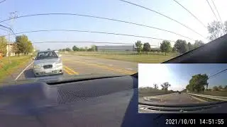 Road Rage Incident - Slow/Distracted Driver Can't Handle Being Passed