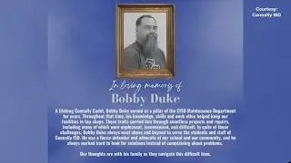 Connally ISD mourns death of longtime maintenance department employee Bobby Duke