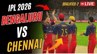 RCB vs CSK LIVE &ndash; IPL Qualifier 2🔥 | Real Cricket 24 #shorts #shortsfeed #gaming