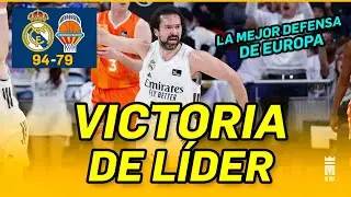 🟣⚪🏀VICTORIA de LÍDER, ESPECTACULAR REAL MADRID! | REAL MADRID 94 VALENCIA BASKET 79