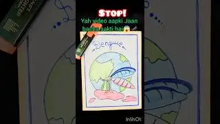 School project🌈 kids Activity🎨 Dengue Awareness pamphlet🦟 Craft ideas 💡#shorts #viral #dangerous