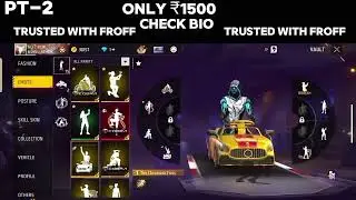Freefire id selling 🛒low price 🤑rare items,bundle available 💵 trusted with Prof 💰ff idsell💰trusted💯