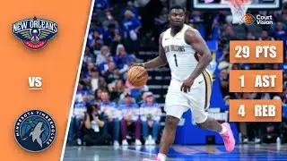 Zion Williamson - 29 Points, 1 Assist, 4 Rebounds vs Timberwolves - 2025-26 Regular Season