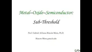D9. NMOS: Sub-Threshold