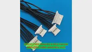 Micro Coax Cable Assembly For Micro‑Gimbal Tilt Axis 40-Pin Narrow Connector Machine Vision 46 Awg