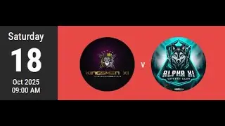 10/18/25 - Kingsmen XI vs Alpha XI - Semi Final - Saturday T20 (Bowling)