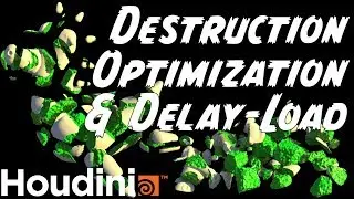 Destruction Simulation Optimization & Delay Load & Swap in Houdini (Rigid Body Dynamics RBD)