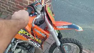 KTM 65 Two Stroke Sound!  Revs! #shorts 