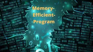 How to write an efficient memory program in C using String