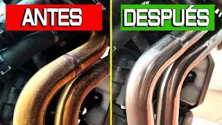CÓMO RESTAURAR los COLECTORES DE TU MOTO | Como nuevos!