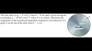 Dynamics, Hibbeler, Ch 16 problem 16, Tangential and normal components of acceleration at a point.