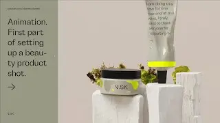 Modeling in C4D with Softbodies // 3D Beauty Product Shot