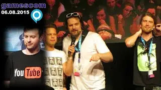 Gamescom 2015 Tag 1 - Youtube Gaming (Gronkh, Domtendo, Sarazar)