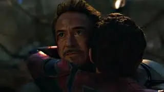 Tony and Peter Reunite Scene   Tony Hugs Peter   Avengers ENDGAME 2019