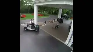Golf Cart Crash Fail!