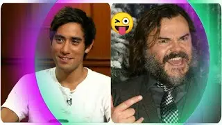 Zach King and Jack Black showing magic trick | HD