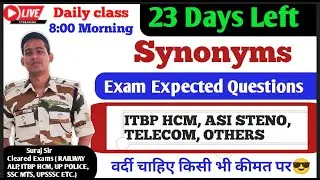 LIVE 8 AM ITBP ENGLISH CLASS FOR HCM TRADESMEN TELECOM ANIMAL TRANSPORT ASI ALL  WRITTEN EXAM 2023