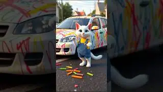 The Kitten's Journey #cat #meaow #cute #cartoon #catart #funny