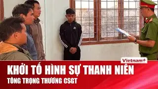 Khởi tố hình sự thanh niên không đội mũ bảo hiểm, “thông chốt” tông trọng thương CSGT