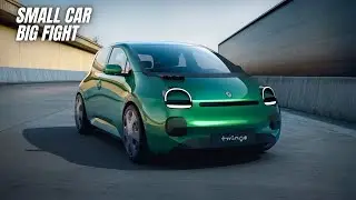 Renault Twingo E-Tech 2026 — крошечный электромобиль, объявляющий войну европейским гигантам!