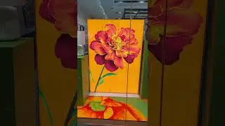 Beautiful Flower Frame With LED Lights #youtubeshorts #shortsfeed #shortsviral #shortsvideo #shorts