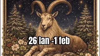 Capricorn :26 ian–1 feb Nu te lăsa dus de aparențe; adevărata față a unora se va dezvălui!🎭
