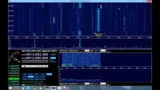 IC-7410 Panadapter - 20m demo