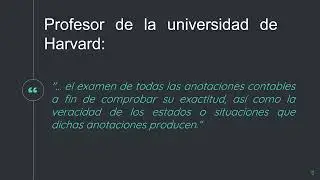 Conceptos e Introducción a la Auditoría