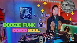 All Vinyl Dj Mix 80s DanceMusic BoogieFunk  Disco Soul Classics