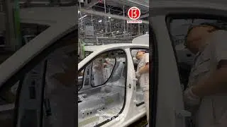 The Whole Process Of Car Manufacturing Jetta Skylight installation Original Factory Sound