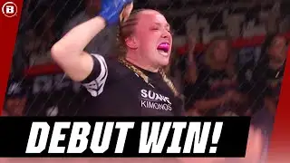 Дебютная победа! | Сара Коллинз против Пэм Соренсон | Bellator MMA