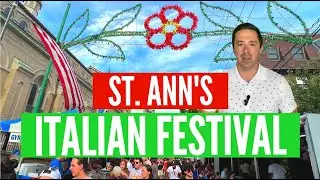 🇮🇹☀️The St. Ann&rsquo;s Italian Festival in Hoboken, NJ!!