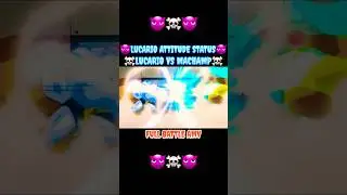 😈☠️ASH LUCARIO ATTITUDE STATUS☠️😈 | LUCARIO VS MACHAMP | ASH VS BEE | #pokemon #shorts #edit