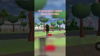 ID props Sakura School Simulator rumah desa / miskin + sawah