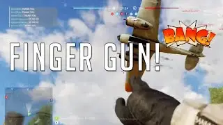 BATTLEFIELD V - FINGER GUN IN ACTION!! (Easter Egg Weapon)