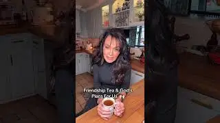 Friendship Tea this morning, and a little story about obedience, timing,